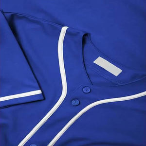 Nouveaux ensembles de maillots de baseball personnalisés sublimés imprimés, best-sellers, pour hommes, en tissu mesh 100% polyester, manches courtes, respirants - Product Image 3