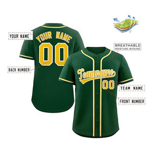 Camiseta de Béisbol Barata de Manga Corta, Lisa, al por Mayor, Impresa por Transferencia de Calor, de Poliéster/Algodón, Transpirable, de Secado Rápido - Product Image 2