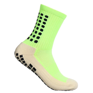Custom Disposable Non-Slip <b>Grip</b> Adults Spandex/Polyester Anti-Bacterial Sweat-Absorbent Quick Dry Solid Knitted Cuff Logo <b>Socks</b> - Product Image 2