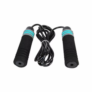Corde à sauter Geo Brother Company GB-51 personnalisée en gros avec poignée en bois, en cuir de vachette, longueur 3m, capacité 1kg, marque privée - Product Image 6