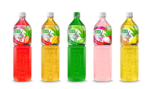 น้ำผลไม้ลิ้นจี่ว่านหางจระเข้แท้ ยี่ห้อ Nam Viet Group ผลิตแบบ OEM บรรจุขวด PET 1.5 ลิตร ผลิตในเวียดนาม อายุการเก็บรักษา 18 เดือน - Product Image 6