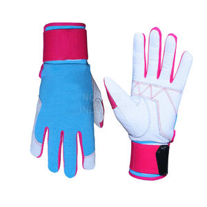 Gants de baseball de qualité supérieure à manches longues, en cuir de chèvre, pour softball, antidérapants, compatibles avec les écrans tactiles, pour frappeurs. - Product Image 4