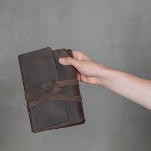 Couverture de carnet en cuir pour affaires, étui pour journal d'écriture, support rechargeable, fournitures de bureau NBC-0112 - Product Image 2