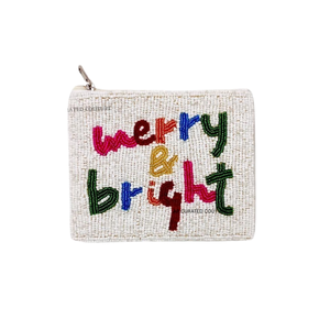 Handmade Soft Eco-Friendly Beaded Christmas Stocking Mini Coin <b>Purse</b> Zipper Pouch <b>Cute</b> Holiday Accessory Trendy Hot Selling - Product Image 6