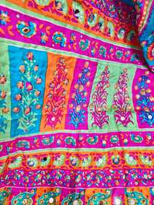 Trendy Mirror Embroidery <b>Shawls</b> Traditional Scarves <b>Shawls</b> & Hijab Elegant Women Fashion Wrap for Festive <b>Wedding</b> Occasion Wear - Product Image 6