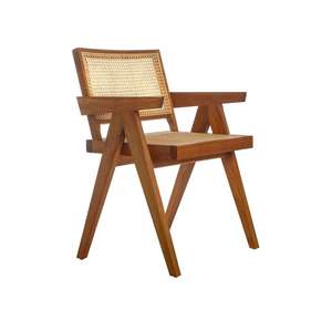 Silla de Comedor de Madera de Teca Sólida Natural, Muebles Contemporáneos para Espacios de Comedor, Hoteles, Resorts y Restaurantes - Product Image 1