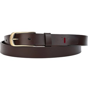 Cinturón Casual de Cuero Marrón para Hombre, de Piel de Vacuno de Primera Capa, con Tornillo Chicago para Cambio de Hebilla, Cinturón para Jeans de Hombre - Product Image 2