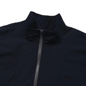 2026 men's custom wholesale windbreaker jacket nylon/polyester waterproof breathable collarless lightweight <b>zip</b> windcheater - Product Image 3