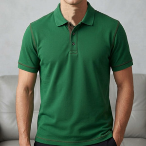 Nueva Llegada 2026, Camiseta Polo de Algodón Premium, Logotipo de Marca Personalizado, Camiseta Deportiva Unisex de Moda, Transpirable, Manga Corta - Product Image 3