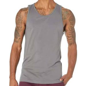 Camisetas sin mangas para hombre Nesta Sports High Street Workout, nuevo diseño a rayas, camisa de punto de verano transpirable de algodón de talla grande - Product Image 5