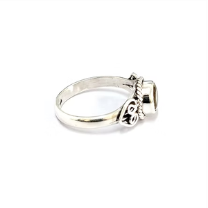 Anillo de Citrino Natural, Plata de Ley 925, Anillo con Gema Amarilla para Unisex, Piedra de Nacimiento de Noviembre, Joyería al por Mayor - Product Image 5