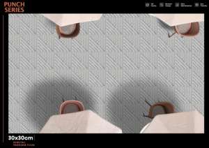 Carreaux de sol numériques en céramique mate pour extérieur 300x300mm 30x30cm 12x12 pouces pour allées de stationnement et zones de jardin - Product Image 3