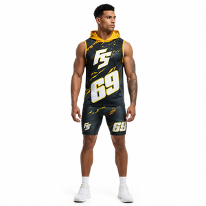 Uniforme de Fútbol Americano Sublimado Personalizado al por Mayor, Sudadera con Capucha, Jersey sin Mangas, Ropa Deportiva de Equipo, Secado Rápido, Transpirable - Product Image 4