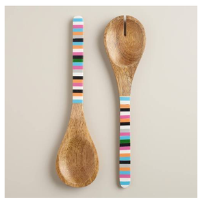 Cuchara de Madera con Impresión Esmaltada, Acabado Espejo, Ecológica, de Lujo, para Regalo de Boda, Cuchara para Servir Especias Hecha a Mano de Alta Calidad - Product Image 3