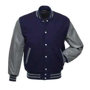 Excellent Quality <b>Men</b> Letterman Baseball <b>Jacket</b> for Casual Use Winter <b>Leather</b> Sleeve Varsity <b>Jacket</b> - Product Image 1