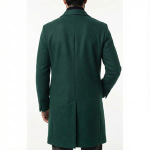 Abrigo de Cuero para Hombre al por Mayor, Estilo Gabardina, Chaqueta de Invierno Personalizada con Estampado, Ropa de Oficina Elegante de Primera Calidad - Product Image 5