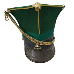 โรงงาน OEM รับผลิตตามความต้องการ หมวก Shako แฟชั่นคุณภาพสูงแบบไม่มีโครงสร้าง พร้อมป้ายปักลาย - Product Image 3