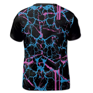 เสื้อยืดคอกลมแขนสั้นสำหรับผู้ชายผ้าคอตตอนถักแบบระเหิดสำหรับ100% ใหม่เสื้อคอกลมสีล้วนแบบว่างด้านหน้าระบายอากาศได้ดี - Product Image 4