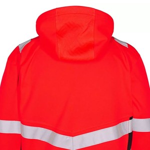 เสื้อฮู้ดนิรภัยสำหรับผู้ชาย ANSI Class 2 ไฟ LED กันน้ำ น้ำหนักเบา ผ้าฝ้ายฟลีซ ระบายอากาศได้ดี กันยับ ปรับแต่งได้เต็มที่ - Product Image 5