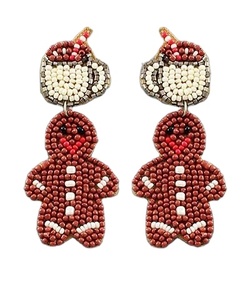 ต่างหูดีไซน์รูปนกปักด้วยลูกปัดงานฝีมือแบบปรับได้ดีไซน์ใหม่ล่าสุดและมีสไตล์จากร้าน hiba - Product Image 5