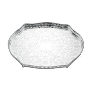 Bandeja de Servir Redonda de Latón Dorado Estilo Marroquí Hecha a Mano con Diseño Floral, Plato Decorativo de Metal Vintage para Decoración del Hogar, Excelente Precio - Product Image 4
