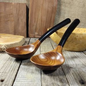 Cuillère personnalisable 15 ml en bambou/bois, collection artisanale, design traditionnel chinois, durable, écologique, jetable et légère - Product Image 1