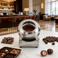 Machine à enrober les chocolats à bande transporteuse pour biscuits, gâteaux et pâtisseries