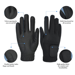 Comfy And Stylish Horse Riding <b>Gloves</b> Soft <b>Touch</b> Fabric Stretchy Material Double Best Stitching Equestrian Protection <b>Gloves</b> - Product Image 3