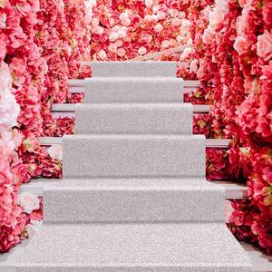 Tappeto Glitterato per Matrimoni, <span class=keywords><strong>Passatoia</strong></span> Scintillante per Cerimonie e Feste, Tappeto Dorato e Argentato per la Passata degli Sposi - Product Image 3