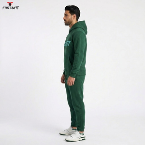 Nouveautés 2026 : Survêtements d'hiver professionnels à capuche, imprimés numériquement, décontractés, grandes tailles, unis, 100 % coton, coupe-vent, en promotion - Product Image 3