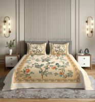 Parure de lit élégante pour chambre à coucher, motif uni moderne, écologique, durable, en microfibre 300TC, toutes saisons, usage quotidien