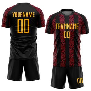 เสื้อฟุตบอลคุณภาพสูงแบบกำหนดเองสำหรับผู้ชาย ดีไซน์ย้อนยุค เสื้อฟุตบอลแบบซับลิเมชั่น ขายส่ง เสื้อฟุตบอลสโมสรทีม - Product Image 2