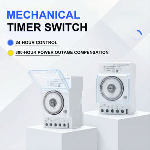 MicroRex QT31 <span class=keywords><strong>Interruptor</strong></span> Temporizador Mecánico de 24 Horas para Montaje en Riel DIN con Memoria de Apagado de Energía de 300H, Temporizador de Cuarzo de 16A 230V - Product Image 2