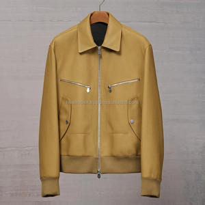 Veste en cuir grande taille de haute qualité pour hommes, vêtements d'extérieur coupe-vent, fermeture à glissière, vêtements de course automobile respirants - Product Image 3