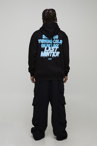 Sweat-shirt à capuche personnalisé pour homme OEM DTF, imprimé avec un motif graphique, streetwear décontracté à manches longues pour homme - Product Image 6