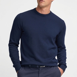Pull court en maille à col montant pour homme, design minimaliste, idéal pour les tenues décontractées modernes, vente en gros personnalisée, marque privée, laine/cachemire - Product Image 3