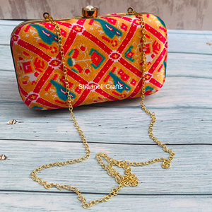 Bolso de mano hecho a mano con estampado para mujer, con asa única, ideal como regalo de boda, recuerdo o bolso de noche. Hermosos bolsos de mano. - Product Image 2