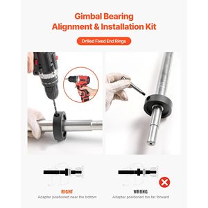 Mercruiser Alignment <b>Tool</b> Gimbal Bearing <b>Puller</b> Set Gear <b>Pullers</b> Compatible Mercruisers OMC Volvo Cobra Bell Housings Engine Al - Product Image 4