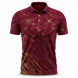 Polo Personalizado con Cuello Elástico y Sublimación, Camisa de Golf con Logotipo Bordado para Deportes y Negocios - Product Image 1