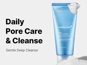 MEDICUBE ZERO FOAM CLEANSER Nettoyant Moussant Herbal au Collagène Contrôle du Sébum 120ml Fabriqué en Corée pour Tous Types de Peau - Product Image 2
