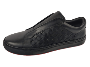Chaussures de marche décontractées pour hommes, noires, en synthétique, à lacets, légères, respirantes, avec semelle intermédiaire et extérieure en EVA, motif à carreaux - Product Image 2