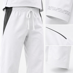 White Karate Gi Uniform 100% Cotton Durable Regular Fit Adult Unisex Martial <b>Arts</b> Wear - Product Image 5