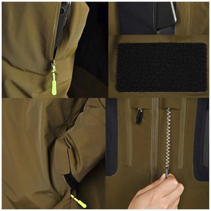Conjunto de Uniforme de Senderismo Impermeable de Alto Rendimiento con Parches Reforzados en los Codos, Chaqueta y Pantalón para Caza, Ropa Deportiva para Exteriores con MOQ Bajo - Product Image 4