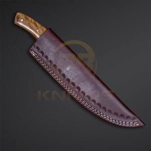Cuchillo de chef premium de Damasco – Acero con alto contenido de carbono de 67 capas con mango de madera – Suministro directo de fábrica - Product Image 3