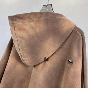 Sudadera con Capucha Personalizada 3D Puff de Felpa Francesa 100% Algodón con Estampado y Lavado Ácido, Corte Cuadrado y Recortado - Product Image 4