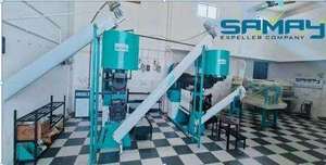 commercial <b>oil</b> expeller <b>machine</b> 100 kg hr ms body 9 bolt multiseed mustard seed extraction press equipment 200kg weight - Product Image 2