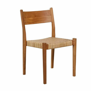 Sofá Esquinero de Ratán para Jardín con Estructura de Madera de Teca y Estilo Moderno para Decoración del Hogar - Product Image 2