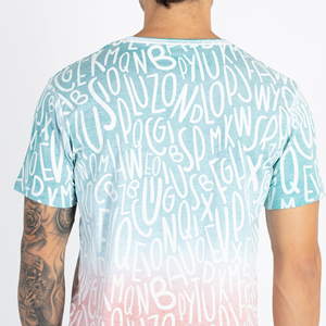 Camiseta de Manga Corta con Cuello Redondo para Hombre, Colores y Logotipo Personalizados, Transpirable, Corte Regular, Estilo Casual, 100% Algodón Jersey - Product Image 6