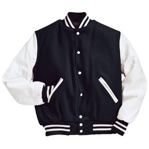 2026 <b>Men</b> and Women's Breathable Wool Cartoon Patchwork Hooded Varsity <b>Jacket</b> with Winter Made in Pakistan - Product Image 2