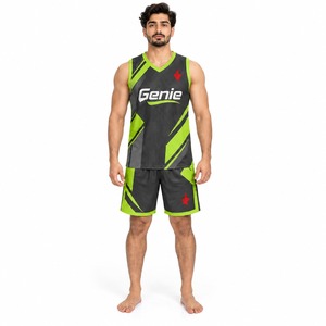 Ensemble de shorts en jersey respirant pour les clubs de basketball, les écoles, les académies, les entraînements, les matchs, uniforme d'équipe de basketball personnalisé - Product Image 1